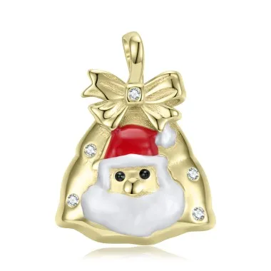 Sterling Silver Santa Charms Pendants 90200053