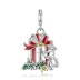 Sterling Silver Jingle Bell Bear Charms Pendants 90200055