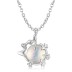 Sterling Silver Crystal Christmas Snowball Pendants 90200060