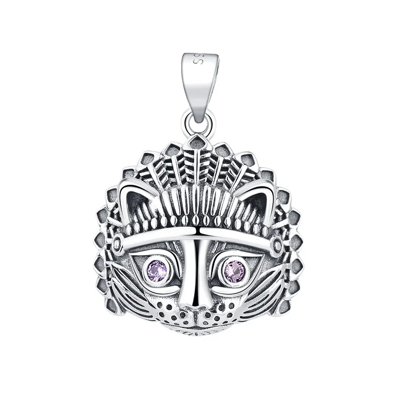 Vintage Zirconia Indian Statue Pendants 90200077
