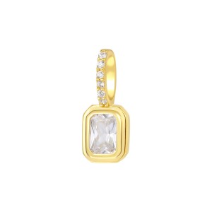 925 Sterling Silver Birthday Stone Zirconia Necklace Pendant 90200082