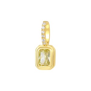 925 Sterling Silver Birthday Stone Zirconia Necklace Pendant 90200082