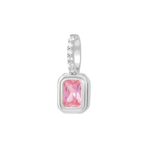 925 Sterling Silver Birthday Stone Zirconia Necklace Pendant 90200083
