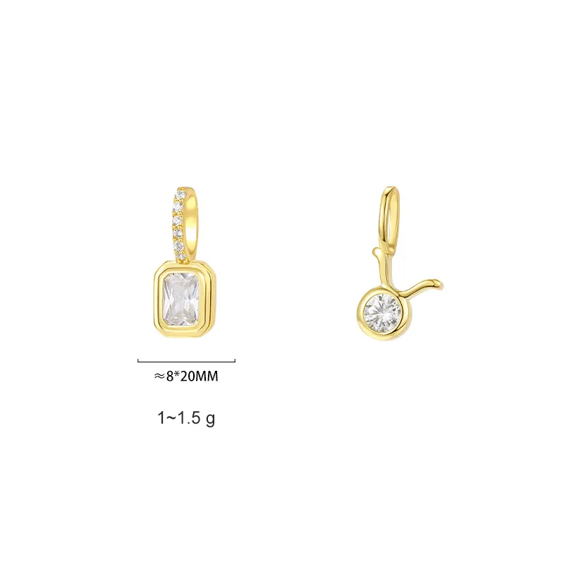 925 Sterling Silver Birthday Stone Zirconia Necklace Pendant 90200082 - image2