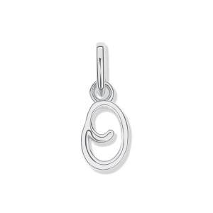 925 Sterling Silver Silver Tone Letter A to Z Pendant 90200093