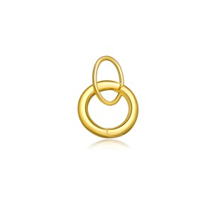 925 Sterling Silver Gold Tone Colorful Zirconia Birthstone Pendant 90200094