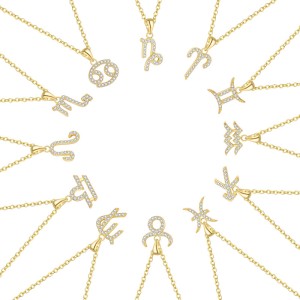925 Sterling Silver Zirconia Constellation Pendant 90200102