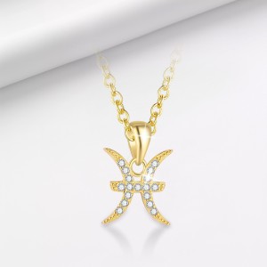925 Sterling Silver Zirconia Constellation Pendant 90200102