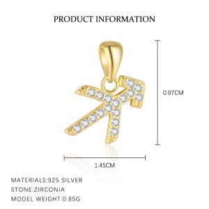 925 Sterling Silver Zirconia Constellation Pendant 90200102