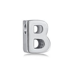925 Sterling Silver Alphabet Letter Pendant  90200103