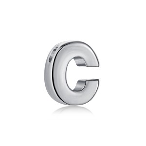925 Sterling Silver Alphabet Letter Pendant  90200103