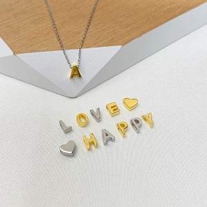 925 Sterling Silver Alphabet Letter Pendant  90200103