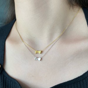 925 Sterling Silver Alphabet Letter Pendant  90200103