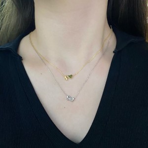 925 Sterling Silver Alphabet Letter Pendant  90200103