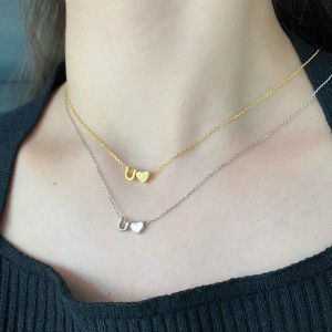 925 Sterling Silver Alphabet Letter Pendant  90200103
