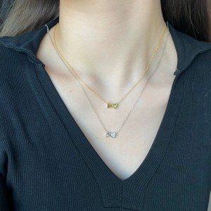 925 Sterling Silver Alphabet Letter Pendant  90200103