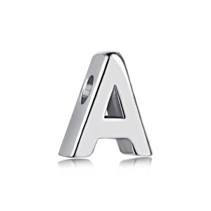 925 Sterling Silver Alphabet Letter Pendant  90200103