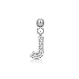 925 Sterling Silver Alphabet Letter Charms 90200106