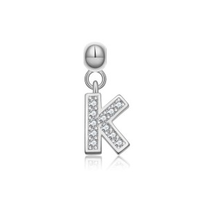 925 Sterling Silver Alphabet Letter Charms 90200106