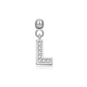 925 Sterling Silver Alphabet Letter Charms 90200106