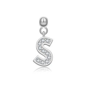 925 Sterling Silver Alphabet Letter Charms 90200106