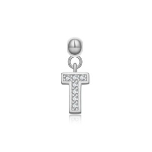 925 Sterling Silver Alphabet Letter Charms 90200106
