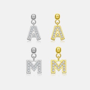 925 Sterling Silver Alphabet Letter Charms 90200106
