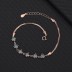 Silver Cubic Zirconia Chain Bracelet 100100014