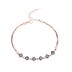 Silver Cubic Zirconia Chain Bracelet 100100014