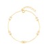 Silver Cubic Zirconia Chain Bracelet 100100016