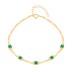 Silver Cubic Zirconia Chain Bracelet 100100016
