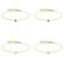 Silver Cubic Zirconia Chain Bracelet 100100017