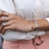 925 Sterling Silver Layered Balls Spike Bracelets 100100030