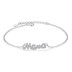 925 Sterling Silver CZ Mother Bracelets 100100035