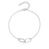 925 Sterling Silver Twisted Buckles Bracelets 100100043