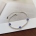 925 Sterling Silver Full CZ Flowers Bracelets 100100045