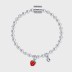 Sterling Silver Beads Strawberry Bracelets 100100048