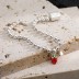 Sterling Silver Beads Strawberry Bracelets 100100048