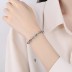 Vintage Zirconia Cube Zirconia Chain Bracelets 100100054