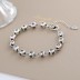 Vintage Zirconia Cube Zirconia Chain Bracelets 100100054