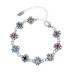 Vintage Zirconia Daisy Flowers Bracelets 100100061