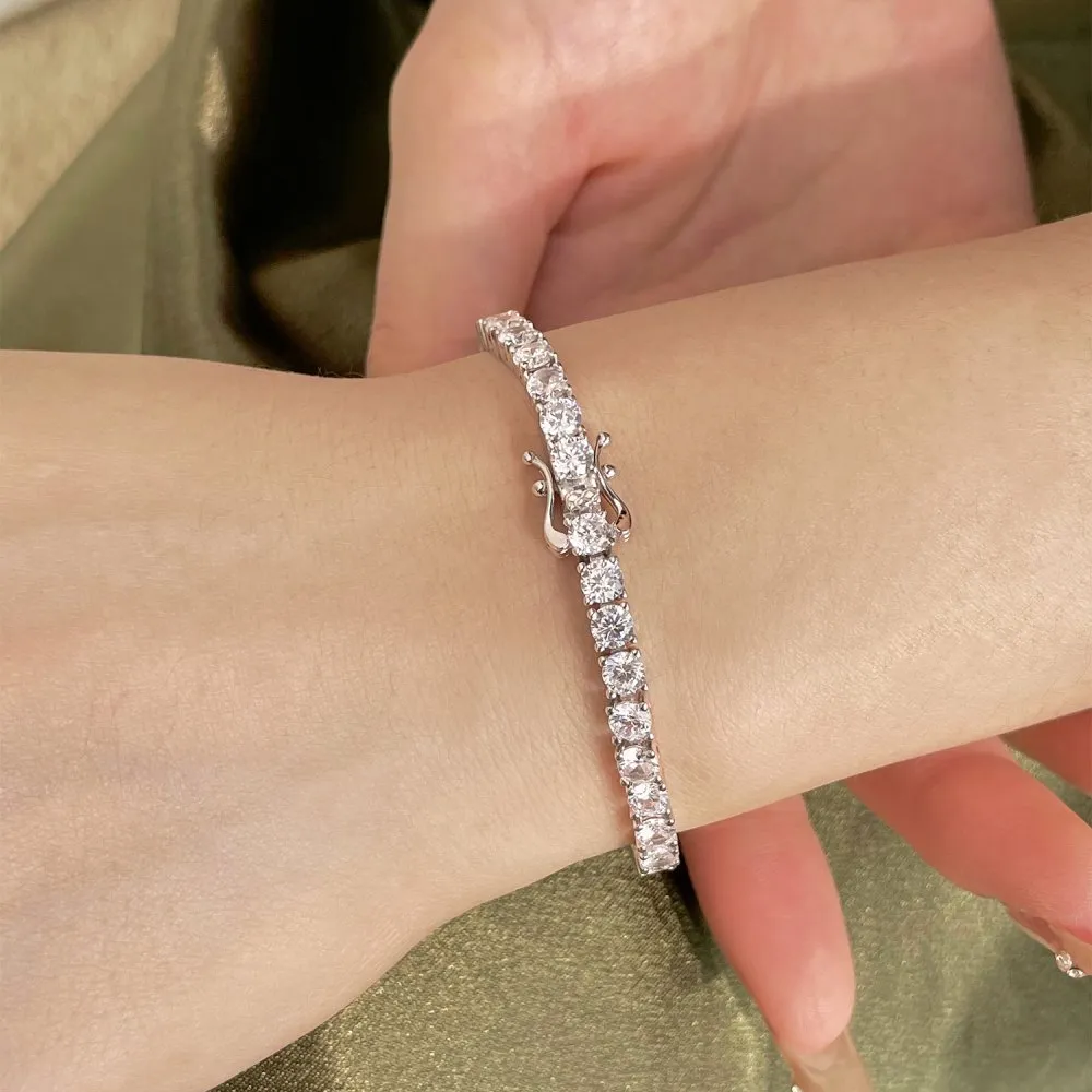 4mm Zirconia Tennis Bracelet 100100071 - image1