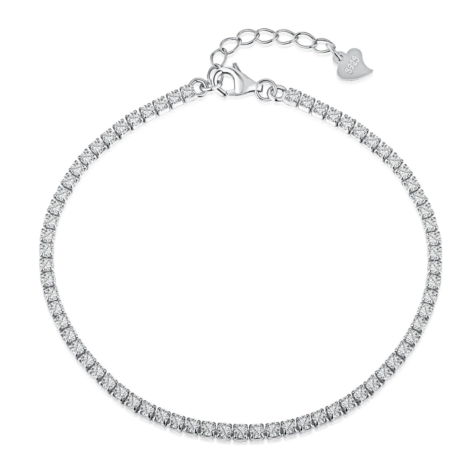 2mm Zirconia Tennis Bracelet 100100073