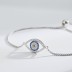 Blue Eye Zirconia Chain Bracelet 100100078