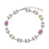 Luxury Rainbow Zirconia Tennis Chain Bracelet 100100080