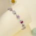 Luxury Rainbow Zirconia Tennis Chain Bracelet 100100080