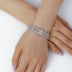 Luxury Full 5A Zirconia Wide Tennis Chain Bracelet 100100082