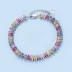 Luxury Rainbow Marquise Zirconia Tennis Chain Bracelet 100100085