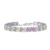 Luxury Rainbow Arrow Zirconia Tennis Chain Bracelet 100100088