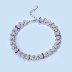 Luxury Rainbow Zirconia Leaf Tennis Chain Bracelet 100100089